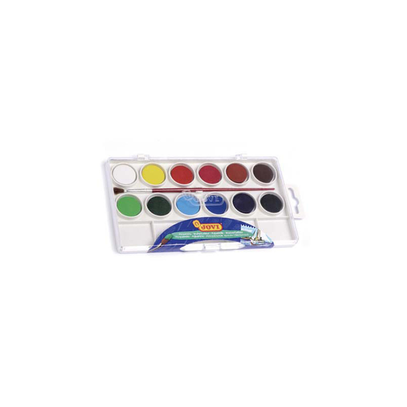 ACUARELAS ACUARELA JOVI 12 COLORES