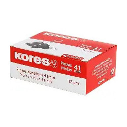 PINZAS SUJETAPAPELES 41 MM 12 UND