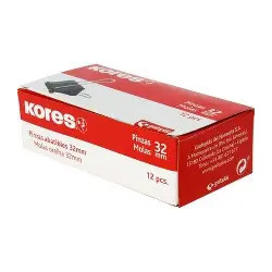 PINZAS SUJETAPAPELES 32 MM 12 UND