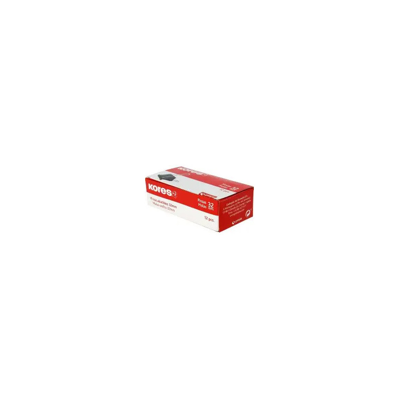 PINZAS SUJETAPAPELES 32 MM 12 UND