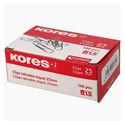 PINZAS SUJETAPAPELES 25 MM 12 UND
