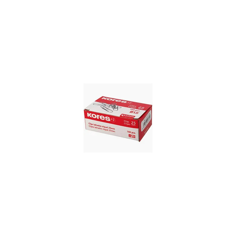 PINZAS SUJETAPAPELES 25 MM 12 UND