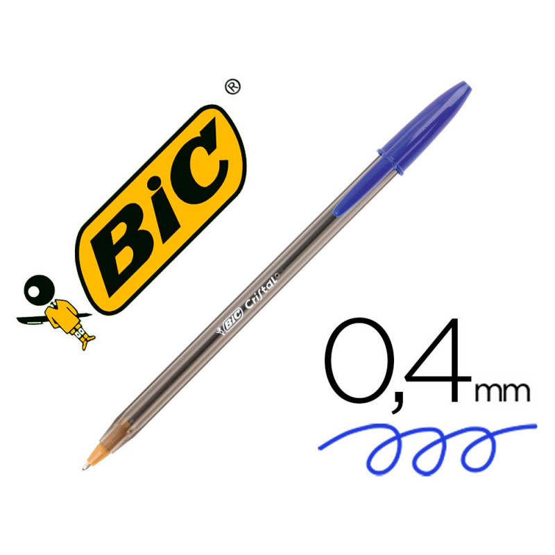 BOLÍGRAFO BIC CRISTAL MEDIO