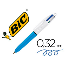 BOLÍGRAFO BIC 4 COLORES MEDIUM