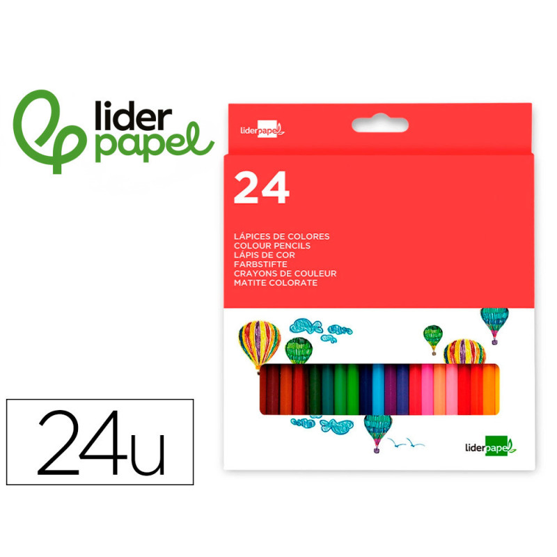 LÁPICES DE COLORES C/ DE 24 COLORES