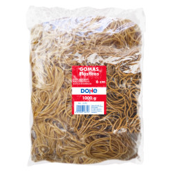 GOMAS 1 KG 1,5MMX6 CM  ELÁSTICAS