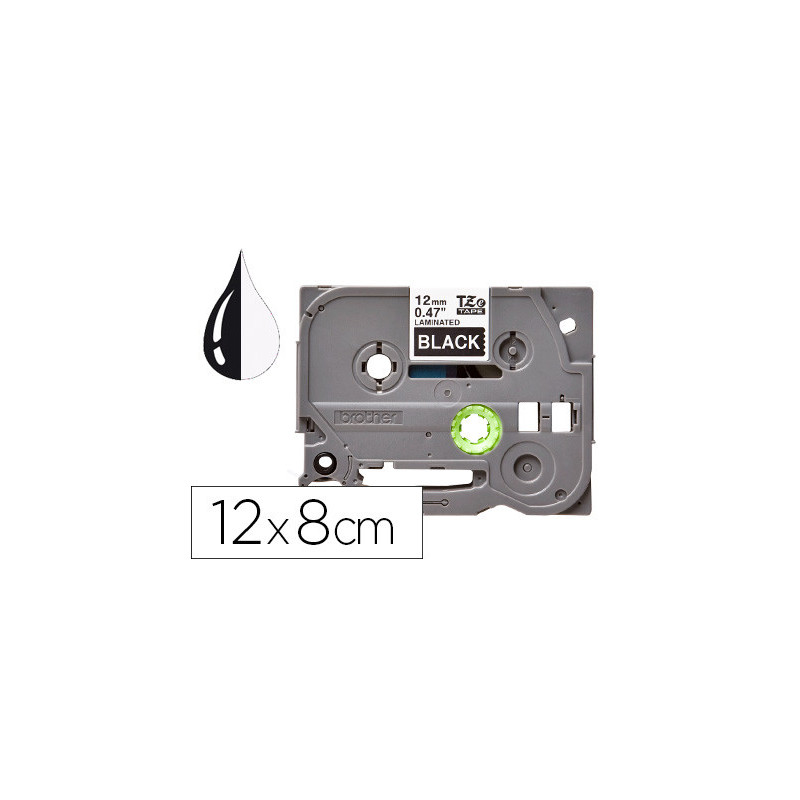 CINTA TZ TEJUELAR NEGRO BLANCO 12X8