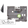 CINTA TZ TEJUELAR NEGRO BLANCO 12X8