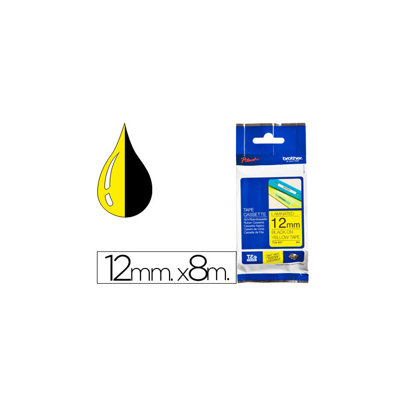 CINTA TZ TEJUELAR AMARILLO NEGRO 12X8