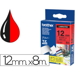 CINTA TZ TEJUELAR ROJO NEGRO 12X8
