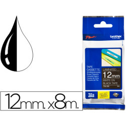 CINTA TZ TEJUELAR NEGRO BLANCO 12X8