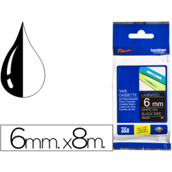 CINTA TZ TEJUELAR NEGRO BLANCO 6X8
