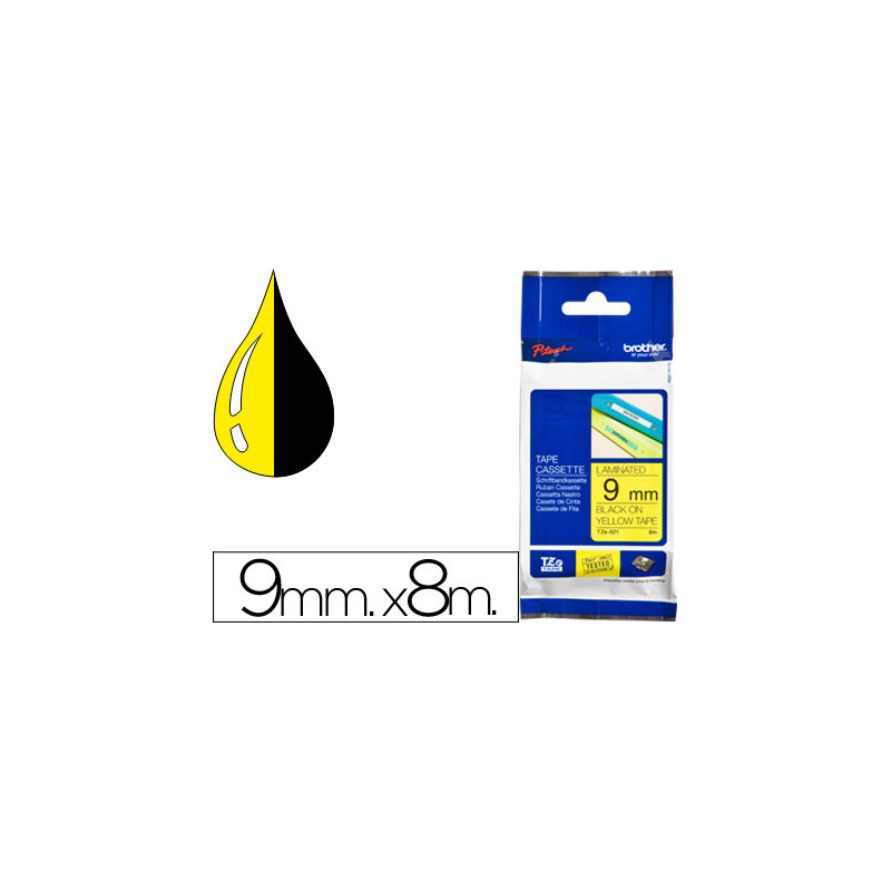 CINTA TZ TEJUELAR AMARILLO NEGRO 9X8
