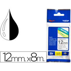 CINTA TZ TEJUELAR BLANCO NEGRO 12X8