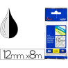 CINTA TZ TEJUELAR TRANSPARENTE NEGRO 12X8