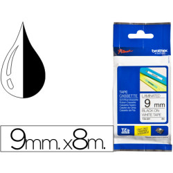 CINTA TZ TEJUELAR BLANCO NEGRO 9X8