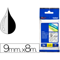 CINTA TZ TEJUELAR TRANSPARENTE NEGRO 9X8
