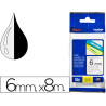 CINTA TZ TEJUELARTRANSPARENTE NEGRO 6X8