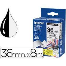 CINTA TZ TEJUELAR  BLANCO-NEGRO 36X8