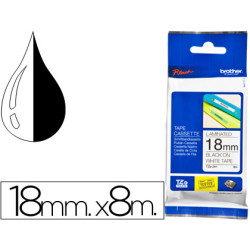 CINTA TZ TEJUELAR BLANCO-NEGRO 18X8