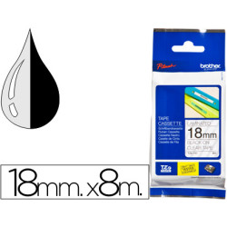 CINTA TZ TEJUELAR TRANSPARENTE-NEGRO 18X8