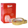 CINTA ADHESIVA 19MMX66M TRANSPARENTE