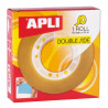 CINTA DOBLE CARA 15MM X 10M ADHESIVA