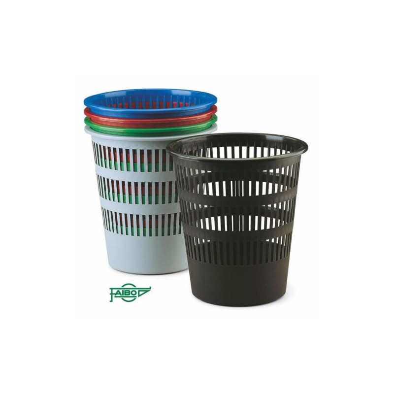 PAPELERA PLASTICO  polipropileno de rejilla 288x275