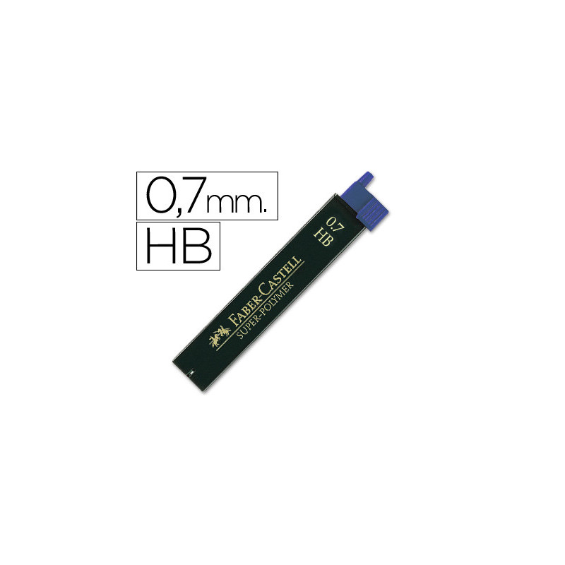 MINAS  0,7 FABER-CASTELL POLYMER   HB