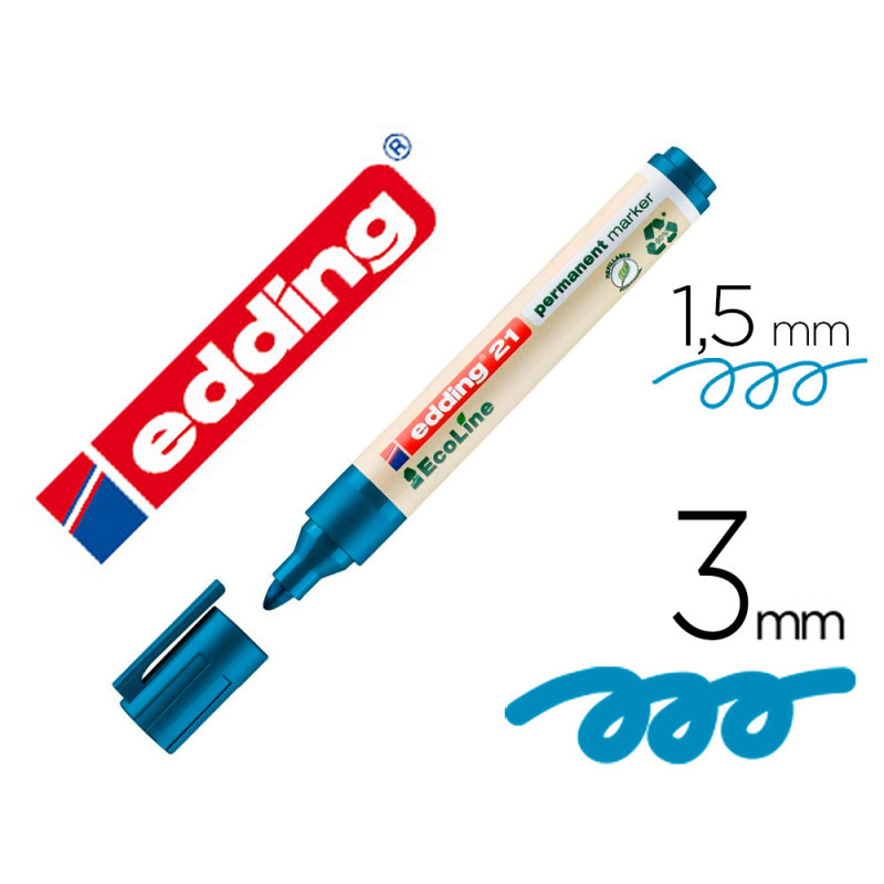 MARCADOR PERMANENTE EDD.21 ECOLINE  EDDING 21