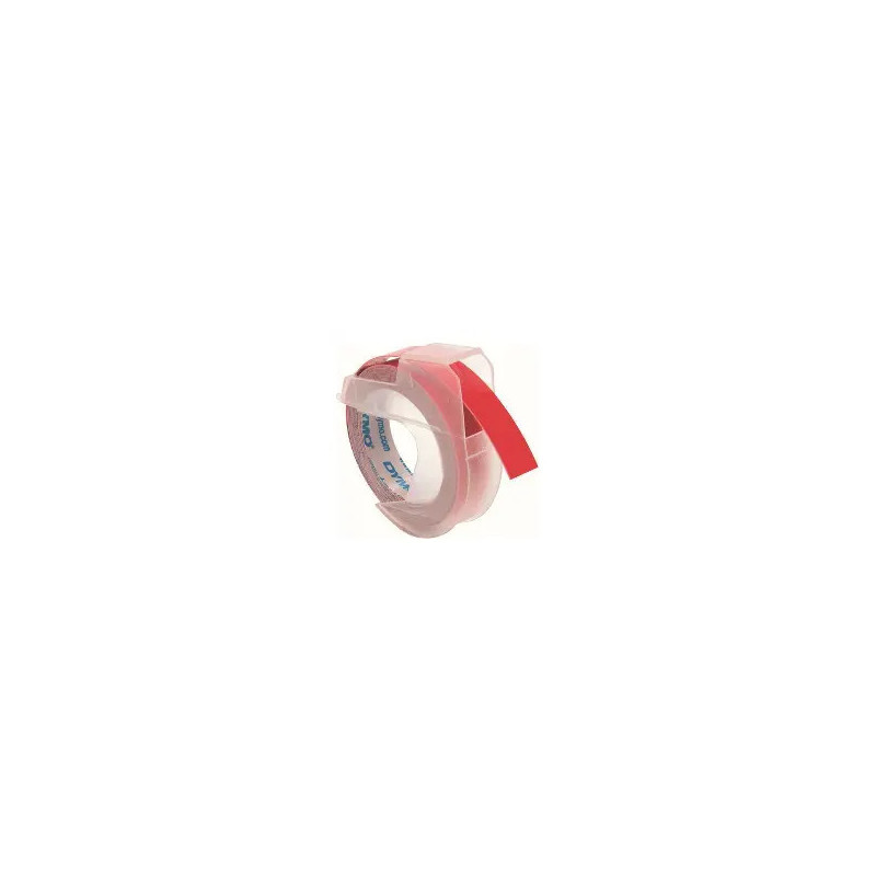 CINTA ROTULADORA 9MMX3M OMEGA ROJO