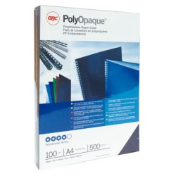 CUBIERTA PP 500 MICRAS A4 NEGRO