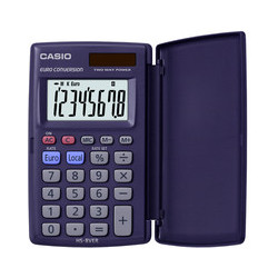 CALCULADORA  BOLSILLO CASIO HS-8 BOLSILLO 8 DÍGITOS