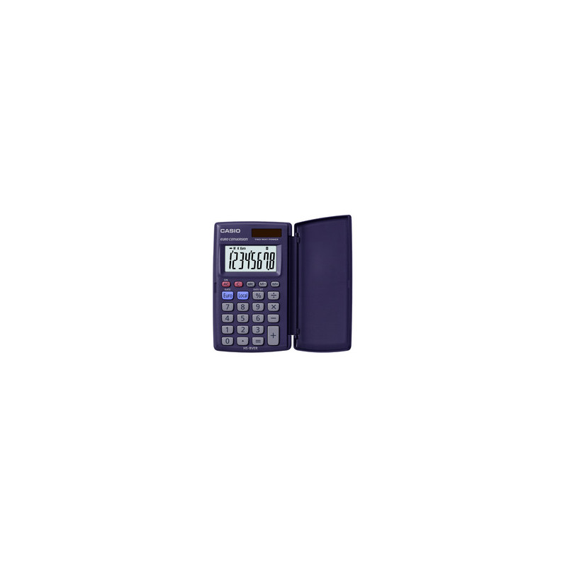 CALCULADORA  BOLSILLO CASIO HS-8 BOLSILLO 8 DÍGITOS