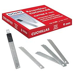 RECAMBIO 9MM  10 CUCHILLAS CUTTER