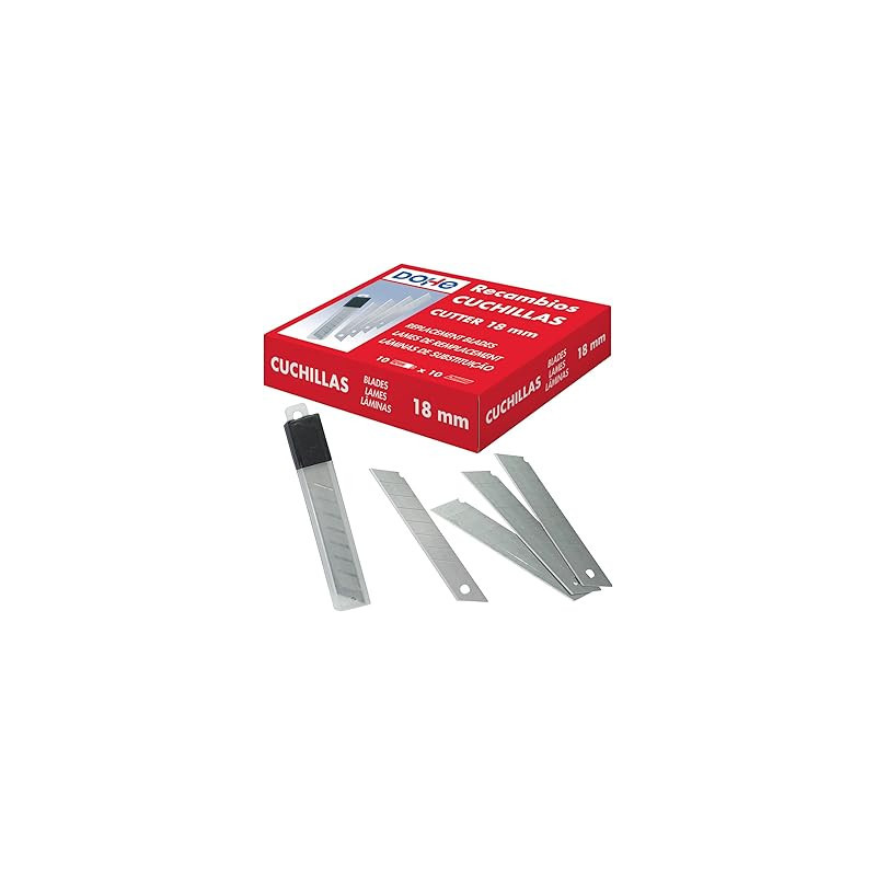 RECAMBIO 18MM 10 CUCHILLAS CUTTER