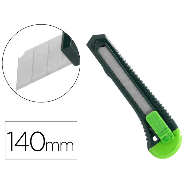 CUTTER ANCHO 14MM CUERPO PLÁSTICO