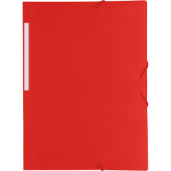 CARP. PP. GOMAS/SOLAPA A4 ROJO
