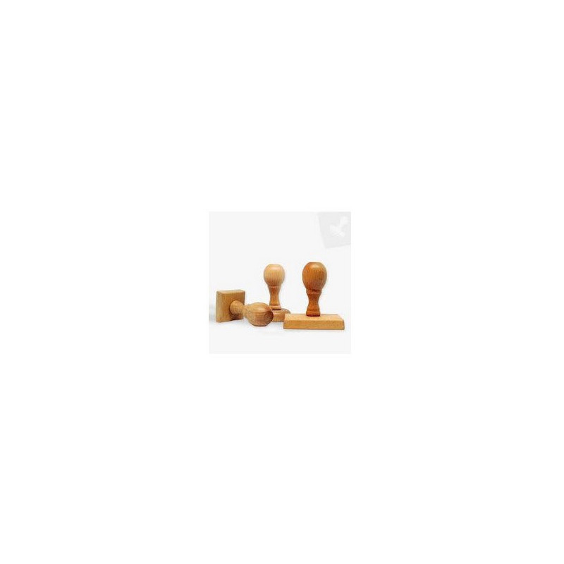 SELLO CAUCHO MAX 8X8CM MADERA