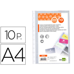 RECAMBIO FUNDA TARJETERO 10 FUNDAS