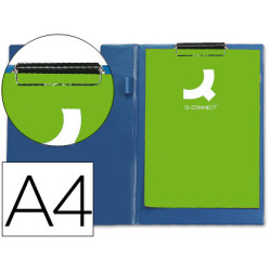 CARPETA MINICLIPS AZUL PLÁSTICO DIN A4