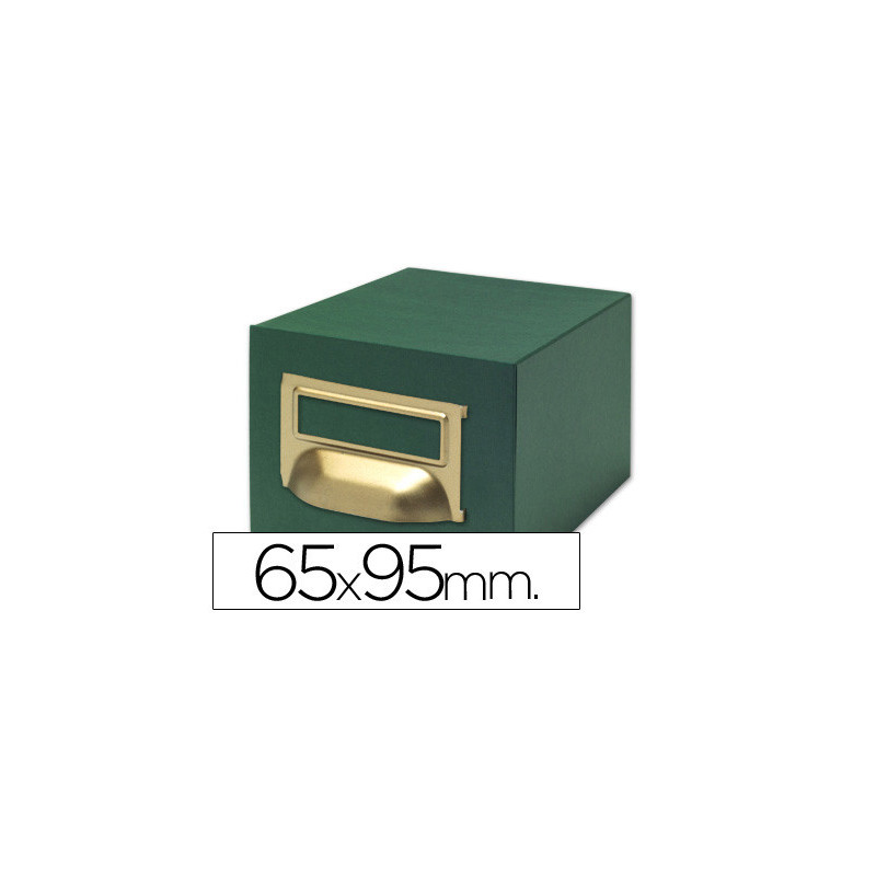 FICHERO N.1 TAMAÑO 65X95 MM  500 FICHAS