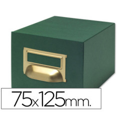 FICHERO N.2 TAMAÑO 75X125 MM  500 FICHAS