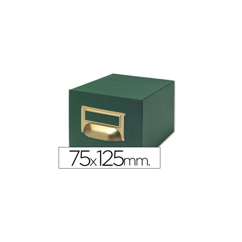FICHERO N.2 TAMAÑO 75X125 MM  500 FICHAS