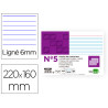 FICHAS RAYADA Nº5 160X220 MM CARTULINA