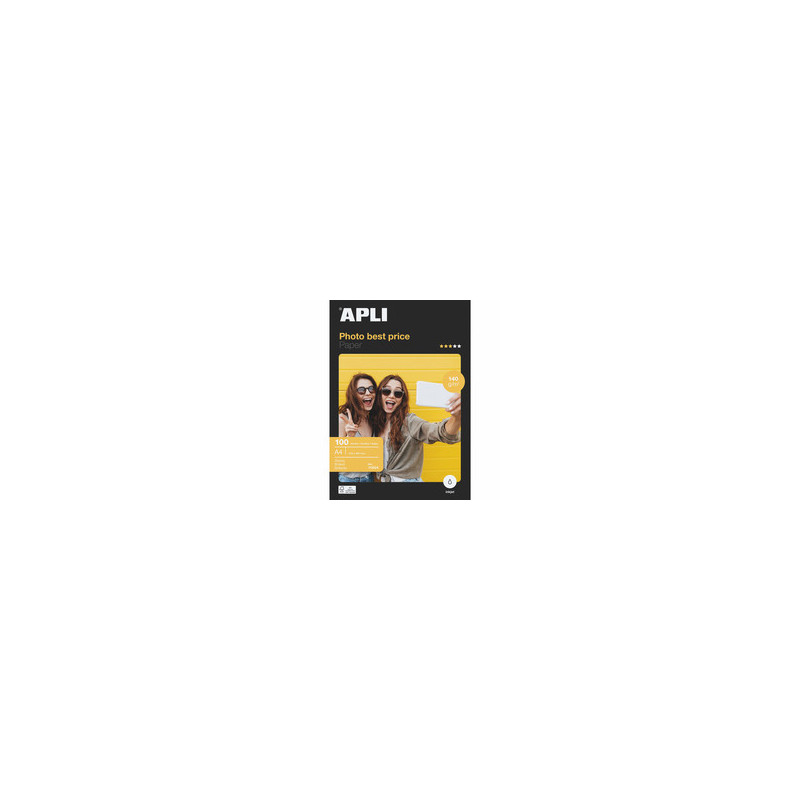 PAPEL FOTO A4 GLOSSY 100 HOJAS 140 GR