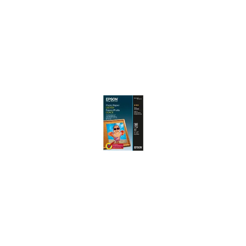 PAPEL FOTO A3 GLOSSY 20 HOJAS EPSON 200 GRS