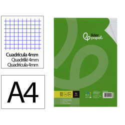 RECAMBIO A4 100 HOJAS 4 TALADROS