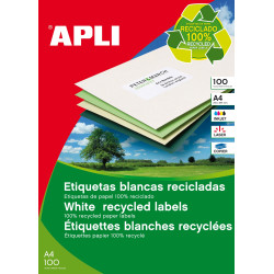 ETIQUET 210X297 RECICLADAS  ADHESIVAS