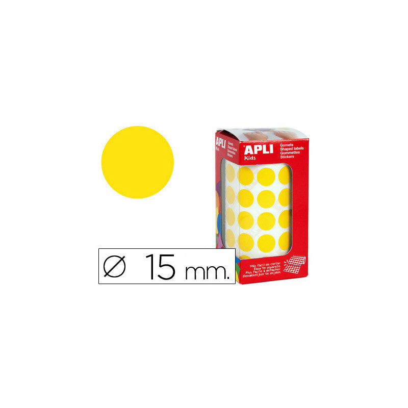 GOMETS REDONDO 15MM ROLLO 2832 UDS